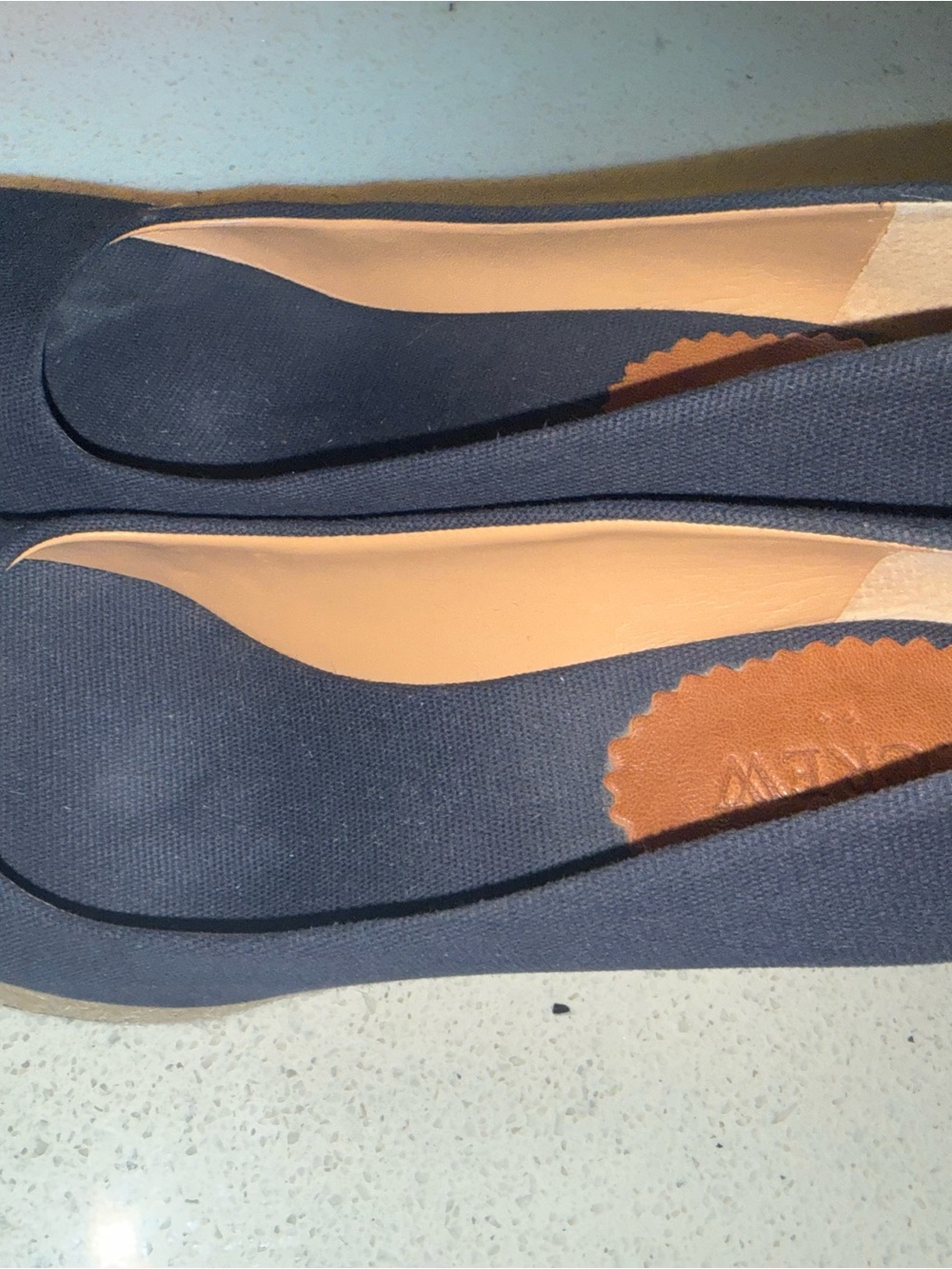 J. Crew Navy Canvas Seville Espadrille Pumps - Picture 4 of 14
